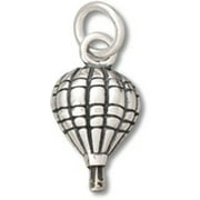 AUNTIE'S TREASURES Sterling Silver 7" 4.5mm Charm Bracelet With Attached Hot Air Balloon Charm