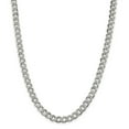 thumbnail image 1 of Sterling Silver 7.5mm Pavâ€š Curb Chain, 1 of 1