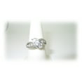 thumbnail image 1 of Sterling Silver .72 ctw Three Stone Gemstone Engagement Promise Ring | Size 7, 1 of 6