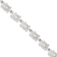 thumbnail image 1 of Sterling Silver Turtles Bracelet QG843, 1 of 2