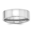 thumbnail image 1 of Sterling Silver 7mm Comfort Fit Flat Size 7 Band QCFB070, 1 of 3
