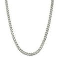 thumbnail image 1 of Sterling Silver 7mm Curb Chain Necklace - 50.3 Grams - 28 Inch, 1 of 2
