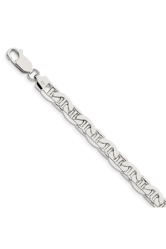 Sterling Silver 7mm Flat Anchor Chain