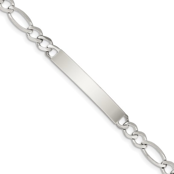 Sterling Silver 7mm ID Chain Necklace, Bracelet or Anklet