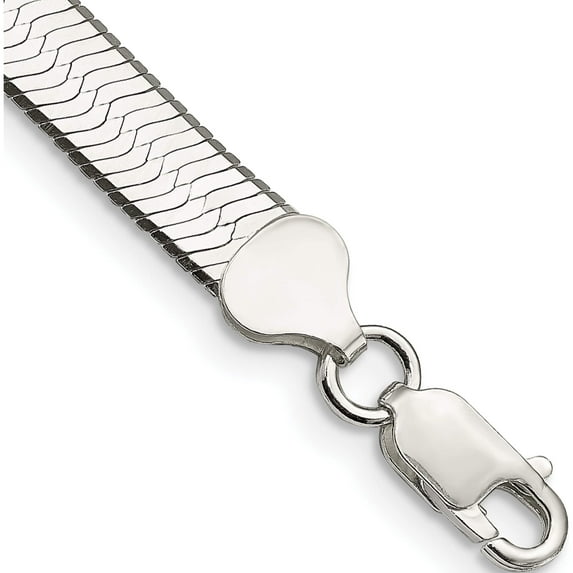 Sterling Silver 7mm Magic Herringbone Chain (8 X 7) Made In Italy qhb080-8