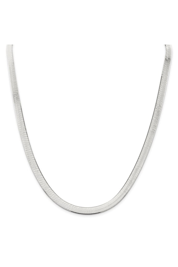 Sterling Silver 7mm Magic Herringbone Chain