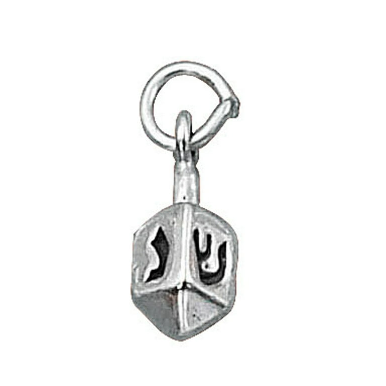 Dreidel Charm Sterling Silver Dreidel Charm Sterling Silver