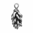 thumbnail image 1 of Sterling Silver 8" 4.5mm Charm Bracelet With Attached 3D Kitchen Cooks Chili Pepper Ristra Vegetable Charm, 1 of 1