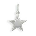 thumbnail image 1 of Sterling Silver 8" 4.5mm Charm Bracelet With Attached 3D Puffed Star Charm, 1 of 1