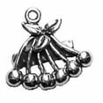 thumbnail image 1 of Sterling Silver 8" 4.5mm Charm Bracelet With Attached KINDNESS Fruit Of The Spirit Cherries Fruit Word Charm, 1 of 1