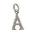 thumbnail image 1 of Sterling Silver 8" 4.5mm Charm Bracelet With Attached Letter A Charm, 1 of 2