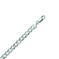 thumbnail image 1 of Sterling Silver 8.4m Concave Open Comfort Curb Chain Necklace Lobster Lock Closure - 22 Inch, 1 of 3