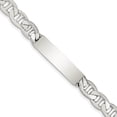 thumbnail image 1 of Sterling Silver 8.5inch Polished Engraveable Anchor Link ID Bracelet, 1 of 1