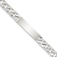 thumbnail image 1 of Sterling Silver 8.5inch Polished Engraveable Curb Link ID Bracelet, 1 of 1