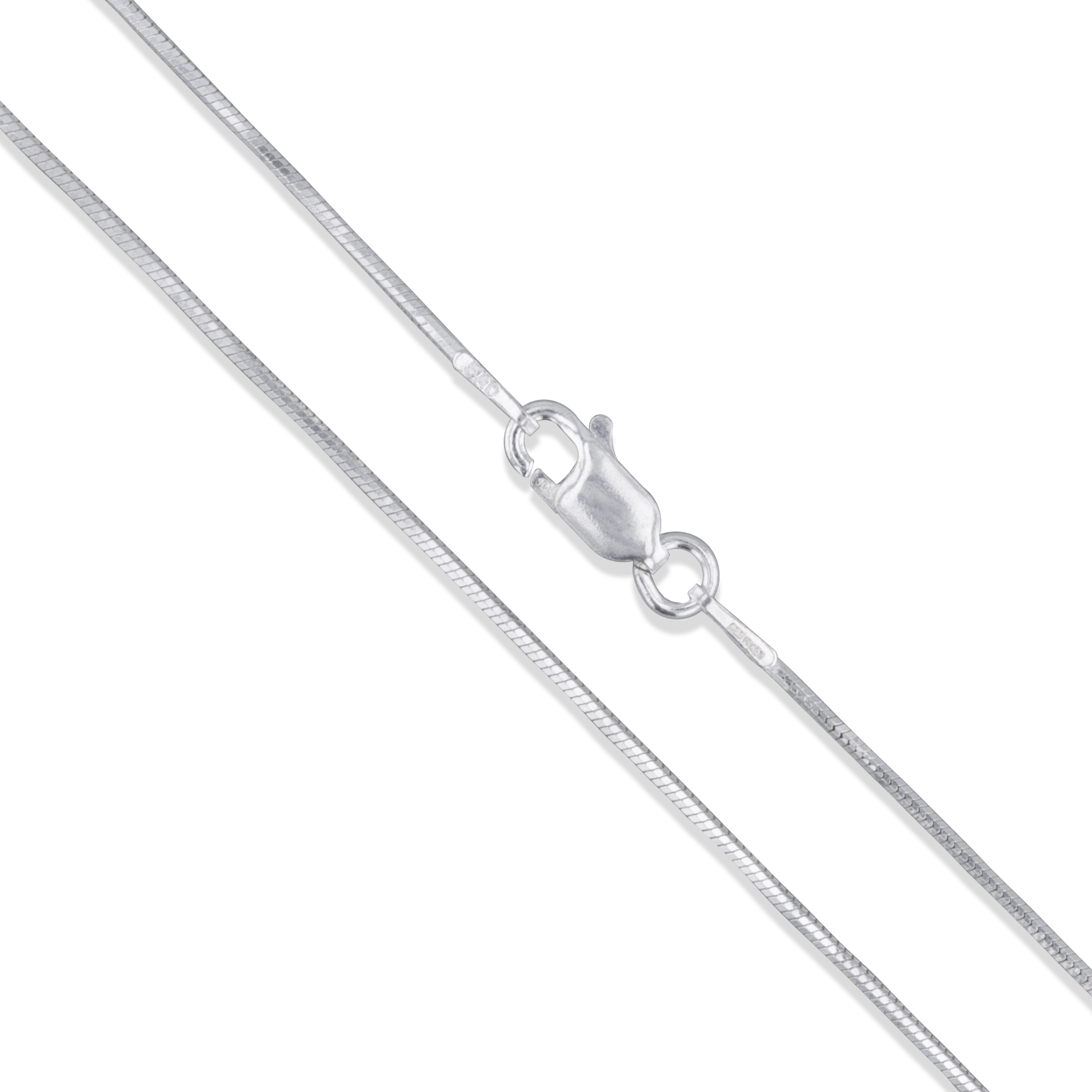 Pori Jewelers 925 Sterling Silver Italian Magic Snake Chain Necklace - 16-30