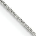 thumbnail image 1 of Sterling Silver .85mm Diamond-Cut Round Spiga Chain (22 X 0.85) Made In Italy qsr025-22, 1 of 5
