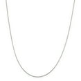 thumbnail image 1 of Sterling Silver .85mm Diamond-cut Round Spiga Necklace, 1 of 1