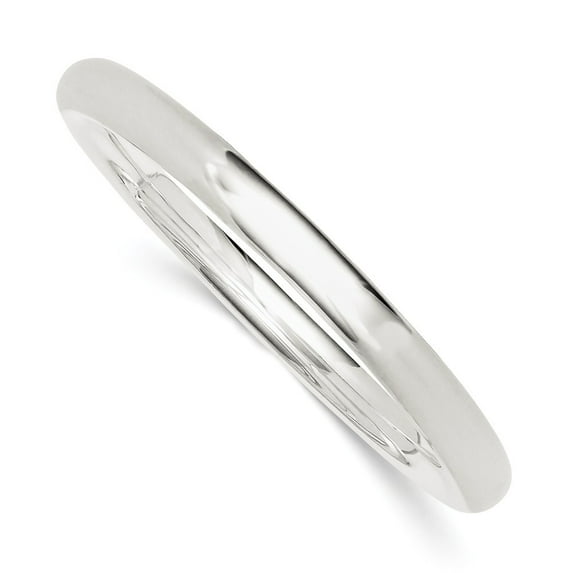 Sterling Silver 8mm Bangle - 18.5 Grams