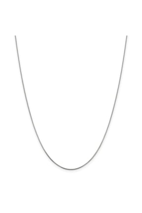 Sterling Silver .8mm Box Chain (Weight: 2.23 Grams, Length: 22 Inches)
