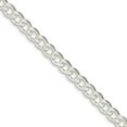 thumbnail image 1 of Sterling Silver 8mm Curb Chain Bracelet - 23.6 Grams - 8 Inch - Lobster Claw, 1 of 2