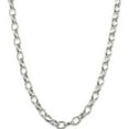thumbnail image 1 of Sterling Silver 8mm Fancy Rolo Chain (24 X 8) Made In Italy qfc89-24, 1 of 5