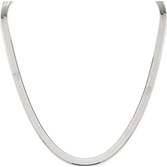 Sterling Silver 8mm Magic Herringbone Chain (20 X 8) Made In Italy qhb090-20