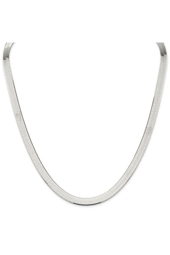 Sterling Silver 8mm Magic Herringbone Link Bracelet - 12.5 Grams - 8 Inch - Lobster Claw