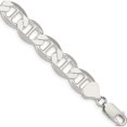 thumbnail image 1 of Sterling Silver 9.95mm Flat Anchor Chain (8 X 9.95) Made In Italy qlfa200-8, 1 of 5