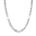 thumbnail image 1 of Sterling Silver 925 6 Sided Diamond-Cut Valentino 080 3.3mm Chain Italy 22" Jewelry Female Unisex, 1 of 5