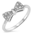 thumbnail image 1 of Sterling Silver 925 Bow Tie Ribbon Ring, 1 of 1