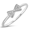 thumbnail image 1 of Sterling Silver 925 Bow Tie Ribbon Ring, 1 of 1