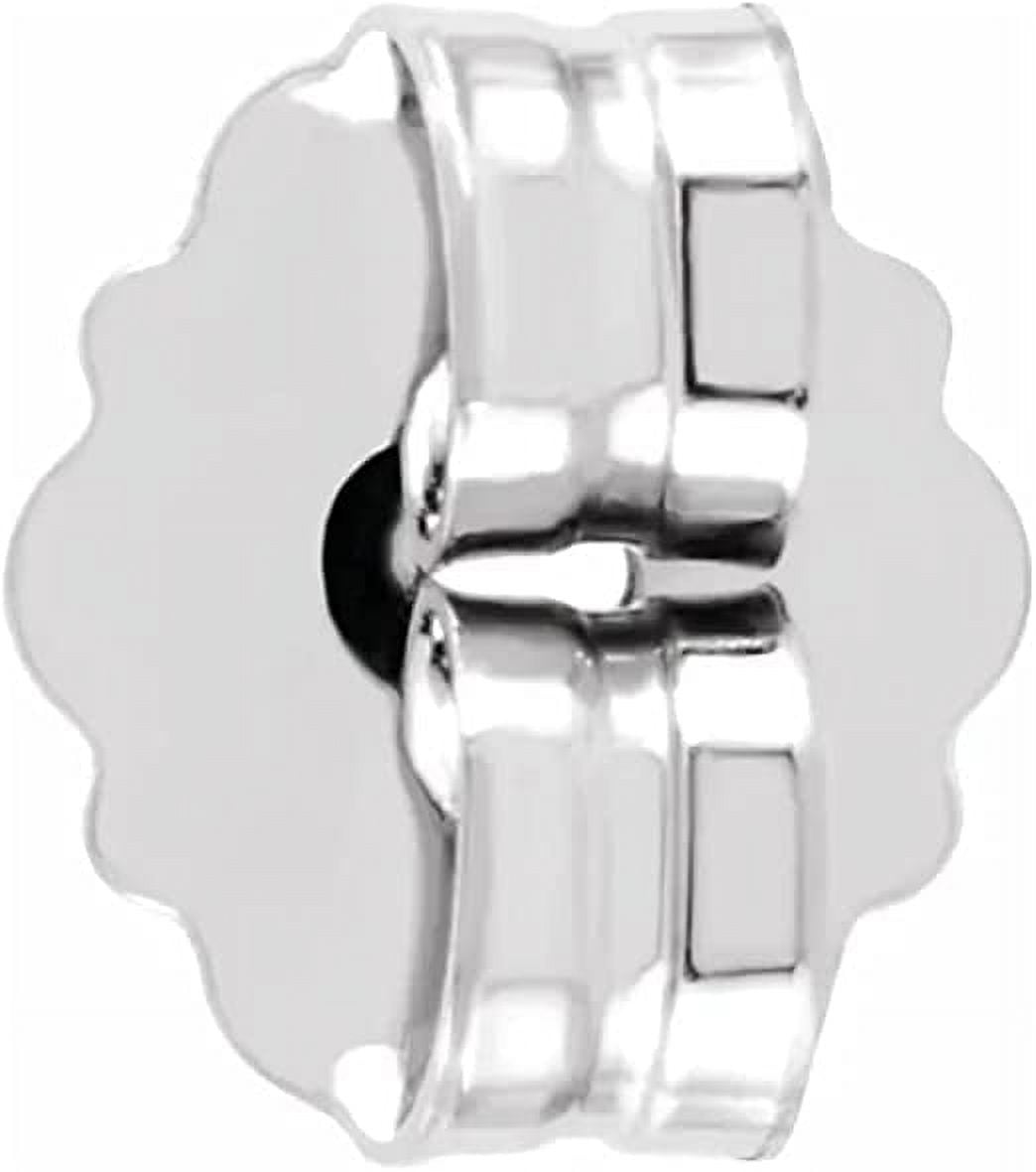 Sterling Silver 925 Earring Backs Ear Locking for Stud Earrings Small