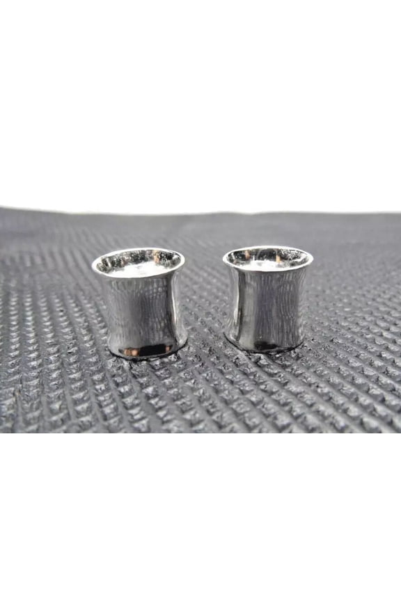 Sterling Silver 925 Earrings, Rose Gold Plating Ear Tunnels & Plugs - High-Quality Double Flare Gauge Piercing Jewelry for Men & Women-3mm