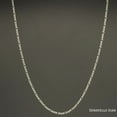 thumbnail image 1 of Sterling Silver 925 Figaro Link Chain 1.7MM, 16"-24", Figaro Link Chain Necklace, Italian Made Sterling Silver 925 Unisex Chain, 1 of 3