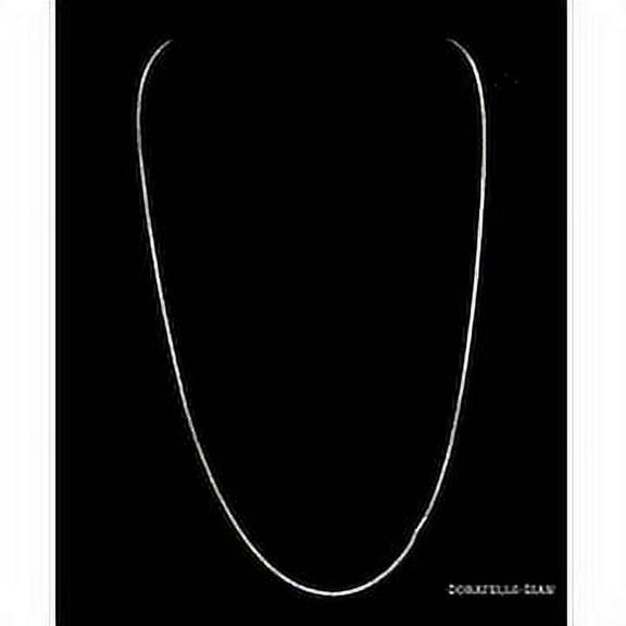 Sterling Silver 925 Round Snake Chain 1MM, 16"-24", Snake Chain Necklace, Italian Made Sterling Silver 925 Unisex Chain