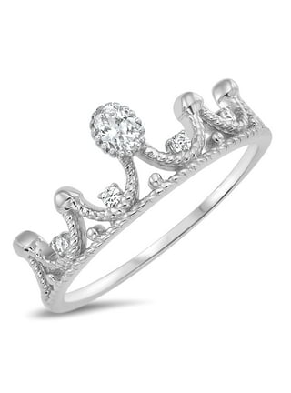 Crown Ring Silver