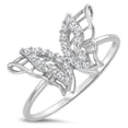 thumbnail image 1 of Sterling Silver 925 Women's Butterfly Ring, 1 of 1