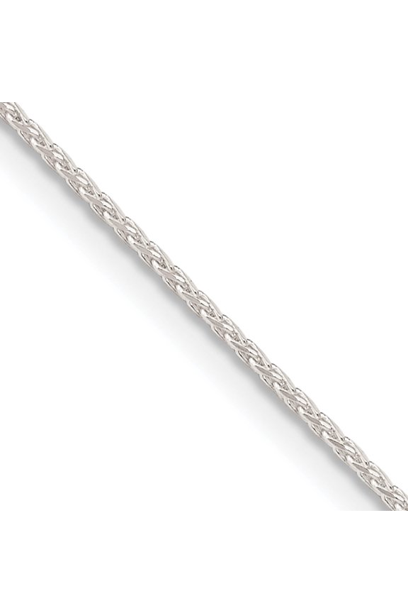 Sterling Silver .95mm Diamond-Cut Round Spiga Chain (20 X 0.95) Made In Italy qsr030-20
