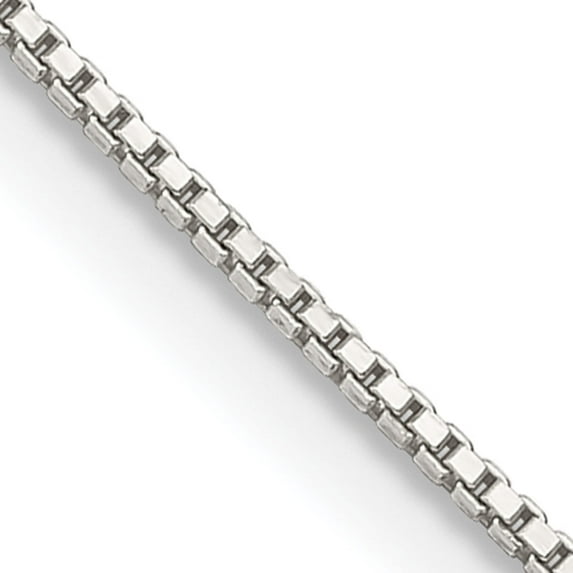 Sterling Silver .9mm Box Chain (20 X 0.9) Made In Italy qbx019-20