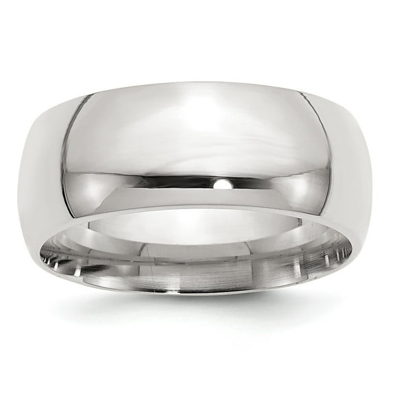 Sterling Silver 9mm Comfort Fit Band - Size 9.5