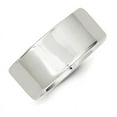 thumbnail image 1 of Sterling Silver 9mm Lightweight Flat Size 5.5 Band QWFB090, 1 of 3