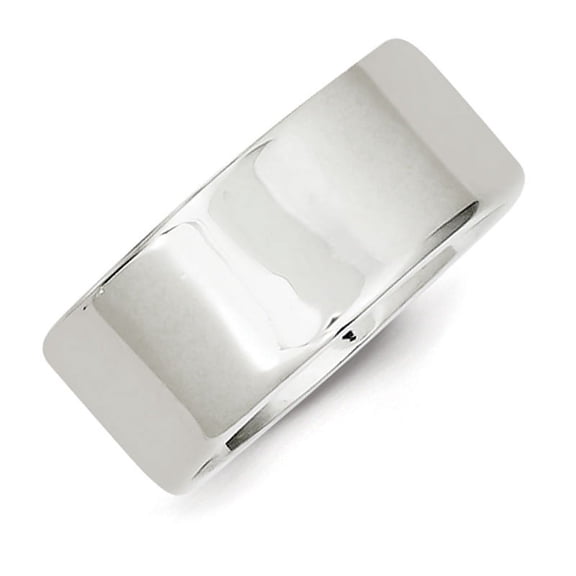 Sterling Silver 9mm Lightweight Flat Size 5.5 Band QWFB090