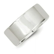 Sterling Silver 9mm Flat Band