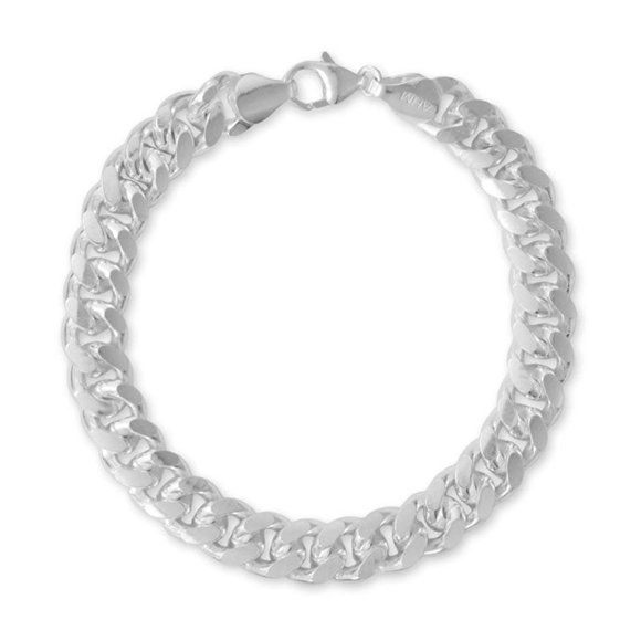 Sterling Silver 9mm Miami Cuban Link 8.5" Bracelet