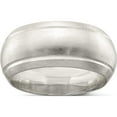 thumbnail image 1 of Sterling Silver 9mm Satin Finish Band (Size 10) Made In India qsfb090-10, 1 of 5