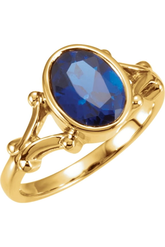 Sterling Silver 9x7mm Oval Shape Bezel-Set Split Shank Solitaire Fashion Ring Fine Jewelry For Women Gifts For Her (Mounting Only, Not All Stones Included), Size 7