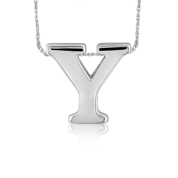 Sterling Silver A Initial Pendant