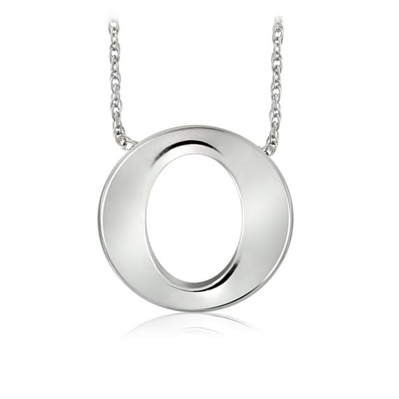 Sterling Silver A Initial Pendant