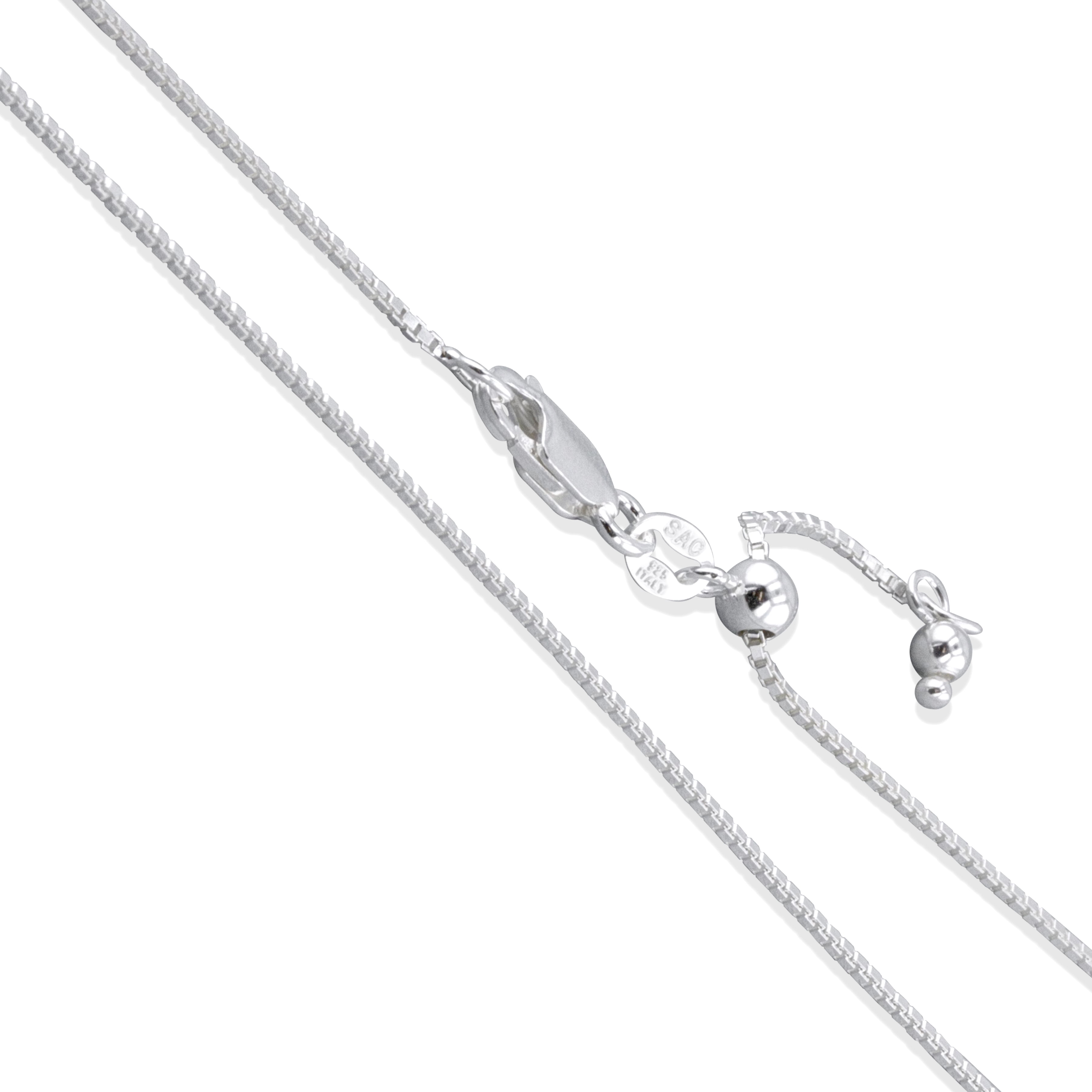 Amazon.com: Sterling Silver Tri Braided Herringbone Necklace 5mm 925 Italy  Chain 16