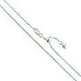 thumbnail image 1 of Sterling Silver Adjustable Magic Round Snake Chain 1mm Solid 925 Italy Necklace 22" Jewelry Female, 1 of 5